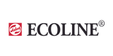 Logo Ecoline, une marque de peinture à l'aquarelle pour les artistes et les illustrateurs.